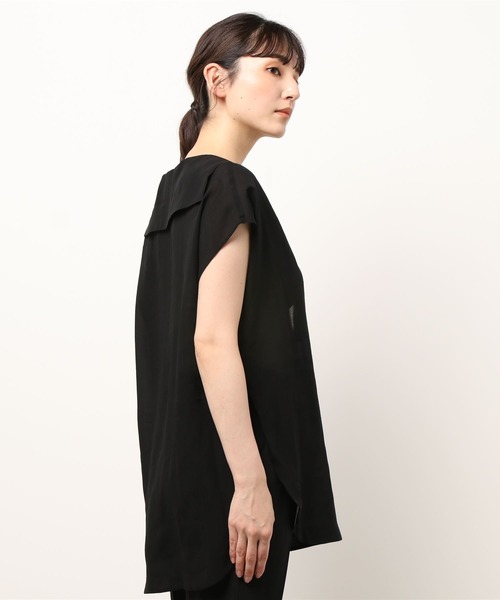 nitca（ニトカ）の「◇キュプラパウダーデシン スキッパーセーラーブラウス（シャツ/ブラウス・レディース・グリーン/ブラック・FREE）」の22枚目の写真