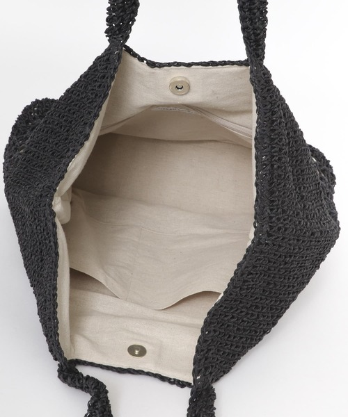 URBAN RESEARCH（アーバンリサーチ）の「ペーパートートバッグ（トートバッグ・レディース・ナチュラル/ブラック・-）」の11枚目の写真