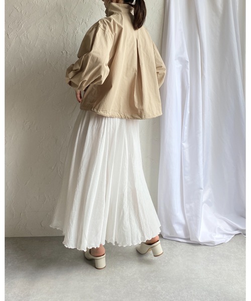 She's Closet(シーズクローゼット)の「ボリュームスリーブマウンテンパーカー(マウンテンパーカー・レディース・ベージュ/カーキ/アイボリー・FREE)」の15枚目の写真