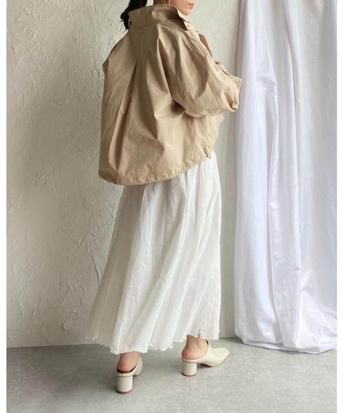 She's Closet(シーズクローゼット)の「ボリュームスリーブマウンテンパーカー(マウンテンパーカー・レディース・ベージュ/カーキ/アイボリー・FREE)」の17枚目の写真