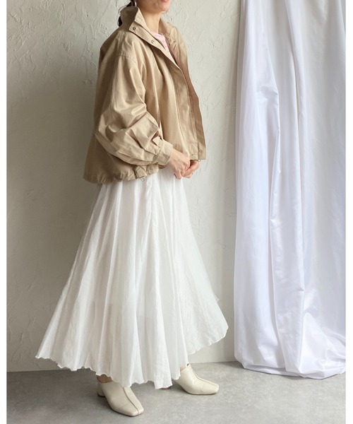 She's Closet(シーズクローゼット)の「ボリュームスリーブマウンテンパーカー(マウンテンパーカー・レディース・ベージュ/カーキ/アイボリー・FREE)」の20枚目の写真