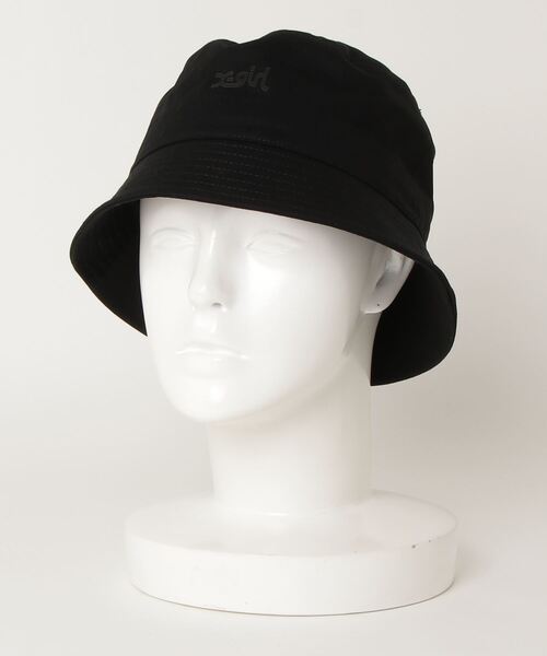X-girl（エックスガール）の「MILLS LOGO BUCKET HAT（ハット・レディース・ホワイト/ブラック/グリーン・ONE SIZE）」の19枚目の写真