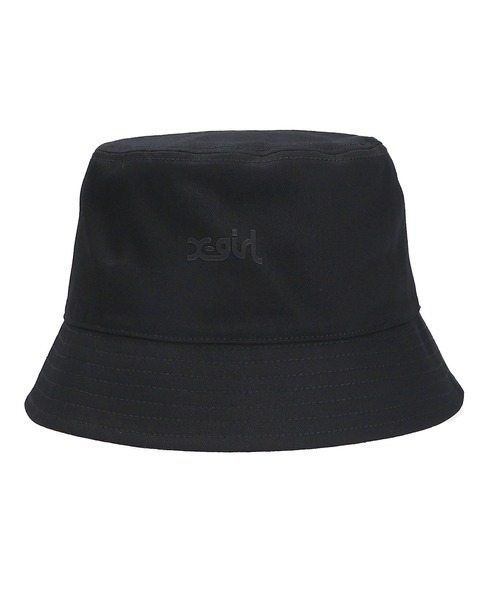 X-girl（エックスガール）の「MILLS LOGO BUCKET HAT（ハット・レディース・ホワイト/ブラック/グリーン・ONE SIZE）」の5枚目の写真