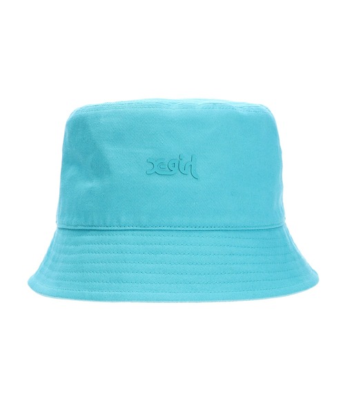 X-girl（エックスガール）の「MILLS LOGO BUCKET HAT（ハット・レディース・ホワイト/ブラック/グリーン・ONE SIZE）」の18枚目の写真