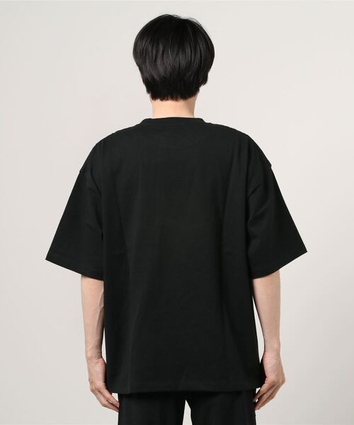 ８(eight)（エイト）の「10.2ozヘビーウェイトビッグＴシャツ（Tシャツ/カットソー・メンズ・オフホワイト/アイボリー/ブラック/オートミール/グレー/ピンク/グレイッシュベージュ/イエロー/サックスブルー/ラベンダー・MEDIUM/X-LARGE/LARGE）」の12枚目の写真