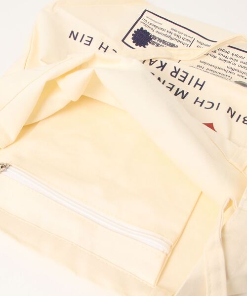 HWG_5(エイチダブルゴー)の「キャンバストートバッグ(トートバッグ・レディース・アイボリー・FREE)」の4枚目の写真