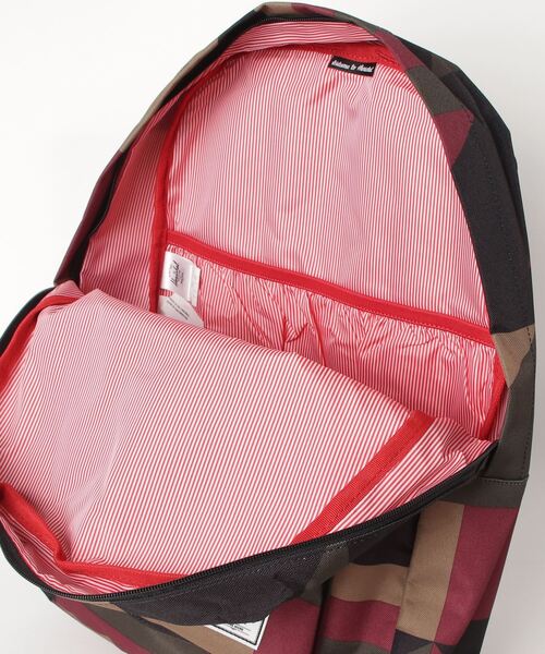 Herschel Supply（ハーシェルサプライ）の「Herschel Supply バックパック15PC収納 21.5L（バックパック/リュック・メンズ・グレー/カモフラージュ/ワイン・FREE）」の7枚目の写真