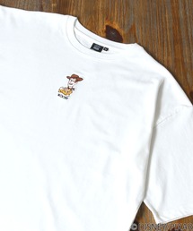 TOY STORY/トイ・ストーリー ウッディプライド キャラ プリント 刺繍Tシャツ
