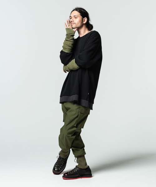glamb（グラム）の「Baroque arm warmer / バロックアームウォーマー（アームカバー・メンズ・グリーン/ブラック/レッド・FREE）」の15枚目の写真