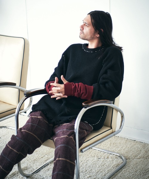 glamb（グラム）の「Baroque arm warmer / バロックアームウォーマー（アームカバー・メンズ・グリーン/ブラック/レッド・FREE）」の9枚目の写真