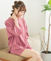 Rocky Monroe（ロッキーモンロー）の「セットアップ ルームウェア ダンボールニット ショートパンツ ワンマイル 上下セット（ルームウェア/パジャマ）」