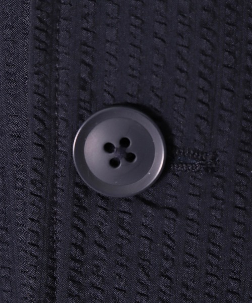 BAYBLO（ベイブロ）の「シアサッカー 2つボタン テーラード ジャケット(BG)（テーラードジャケット・メンズ・ブラック/ネイビー/ネイビー×ホワイト・MEDIUM/LARGE）」の19枚目の写真