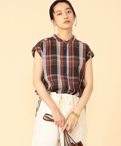 NOLLEY’S(ノーリーズ)の「後ろラッフルブラウス(シャツ/ブラウス・レディース・ネイビー/カーキ/ブラウン系その他・38)」の16枚目の写真