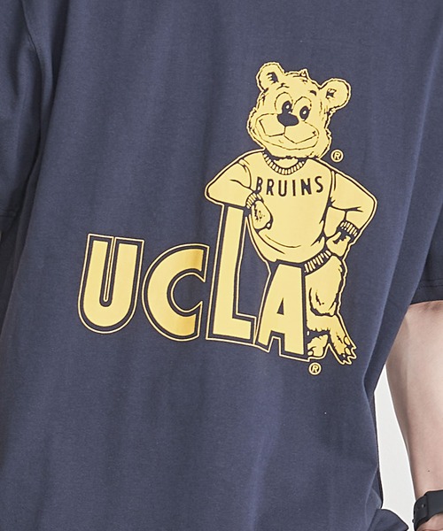 ベアキャラクターロゴプリントクルーネックビッグ半袖tシャツ Tシャツ カットソー Ucla ユーシーエルエー のファッション トップス Ucla