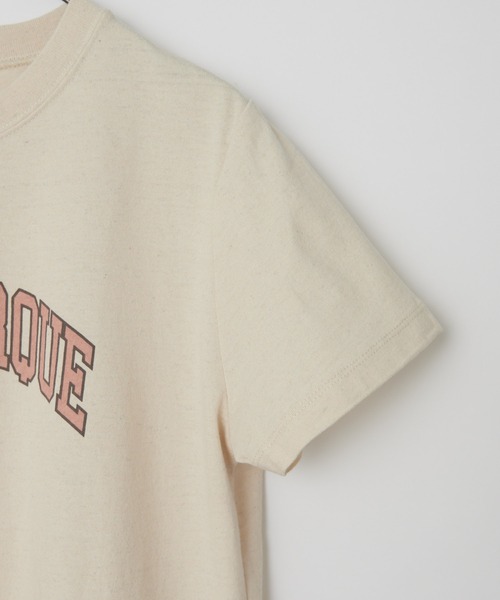 CIAOPANIC（チャオパニック）の「ECORICH"ALBUQUERQUE"Tee/ロゴプリントTシャツ（Tシャツ/カットソー・レディース・チャコールグレー/アイボリー/キャメル・FREE）」の19枚目の写真