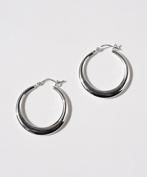 SIGNAL（シグナル）の「【SIGNAL/シグナル】silver925 Hoop Pierce 28mm/ シルバー925 フープピアス（ピアス（両耳用）・レディース・シルバー・FREE）」の11枚目の写真