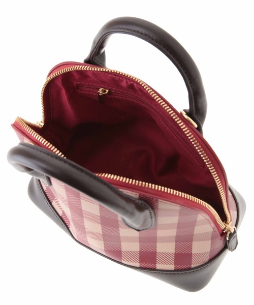 31 Sons de mode（トランテアン　ソン　ドゥ　モード）の「チェックミニショルダーバッグ（ショルダーバッグ・レディース・レッド/ブラック・FREE）」の8枚目の写真