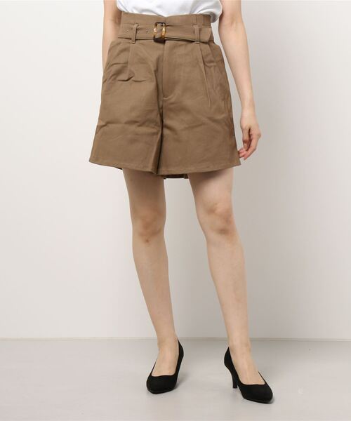 ADIRA（アディラ）の「ベーシックショートパンツ（その他パンツ・レディース・キャメル/ベージュ・MEDIUM）」の15枚目の写真