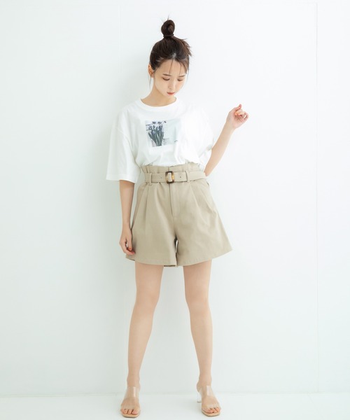 ADIRA（アディラ）の「ベーシックショートパンツ（その他パンツ・レディース・キャメル/ベージュ・MEDIUM）」の18枚目の写真