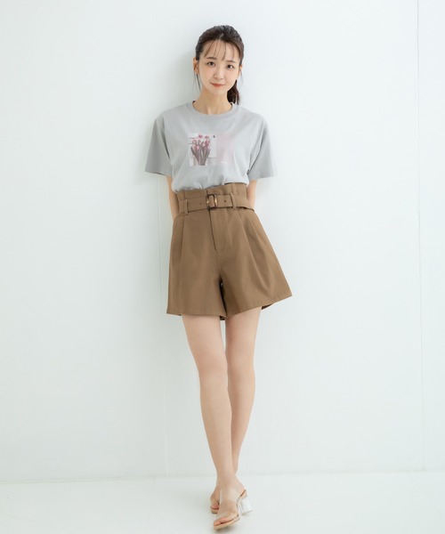 ADIRA（アディラ）の「ベーシックショートパンツ（その他パンツ・レディース・キャメル/ベージュ・MEDIUM）」の22枚目の写真