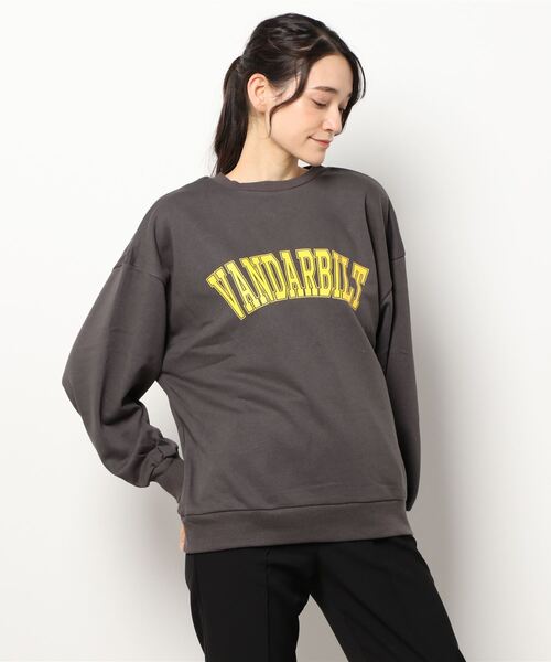 DONOBAN（ドノバン）の「裏毛カレッジロゴスウェット（スウェット・レディース・オートミール/チャコール・F）」の20枚目の写真