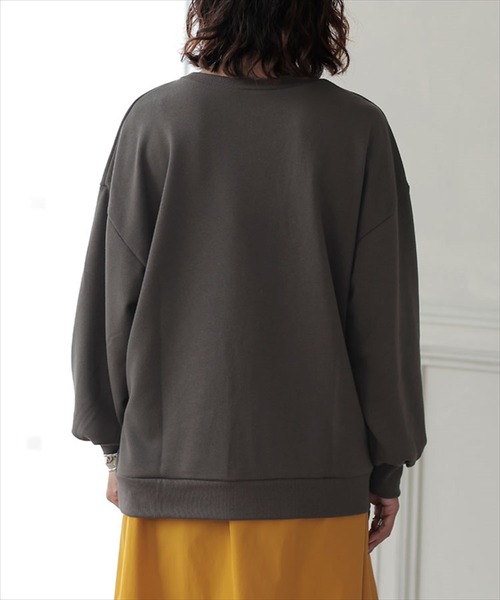 DONOBAN（ドノバン）の「裏毛カレッジロゴスウェット（スウェット・レディース・オートミール/チャコール・F）」の12枚目の写真