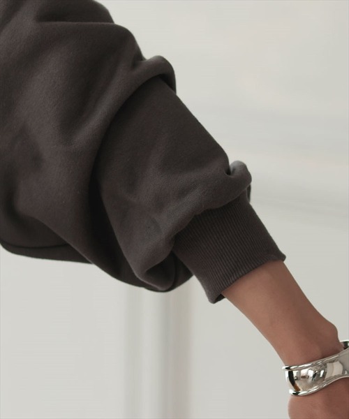 DONOBAN（ドノバン）の「裏毛カレッジロゴスウェット（スウェット・レディース・オートミール/チャコール・F）」の13枚目の写真