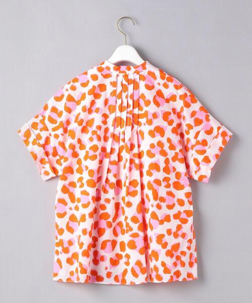 DIANE von FURSTENBERG（ダイアンフォンファステンバーグ）の「＜DIANE von FURSTENBERG（ダイアン フォン ファステンバーグ）＞レオパードプリント プルオーバーブラウス ■■■（シャツ/ブラウス・レディース・レッド・X-SMALL/SMALL）」の2枚目の写真