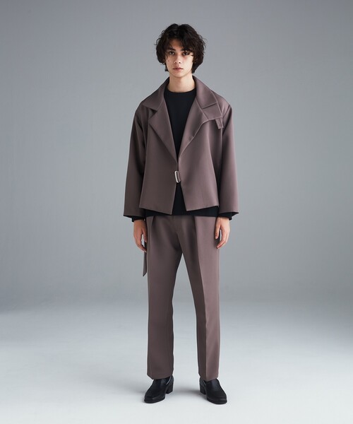 新品✨tk. タケオキクチ　スタンドレイヤータイロッケンコート　S ブラック tk.TAKEO KIKUCHI（ティーケータケオキクチ）の「◇テック