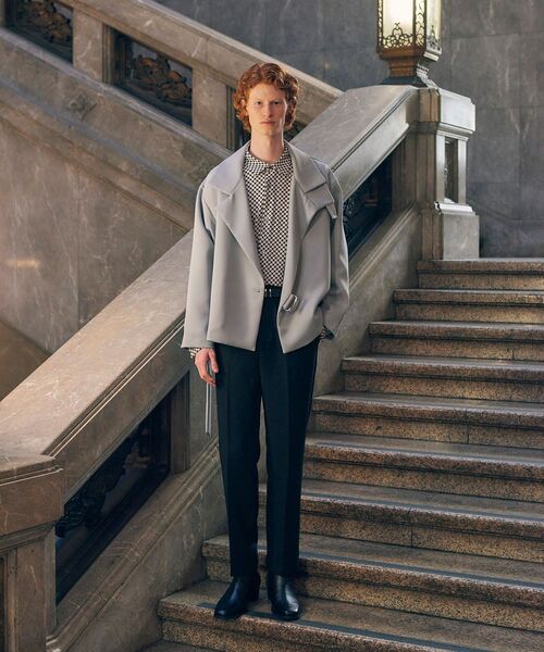 tk.TAKEO KIKUCHI(ティーケータケオキクチ)の「◆トリプルクロスショートタイロッケンジャケット(ブルゾン・メンズ・ブラック/サックスブルー/ブラウン系・01/02/03)」の18枚目の写真