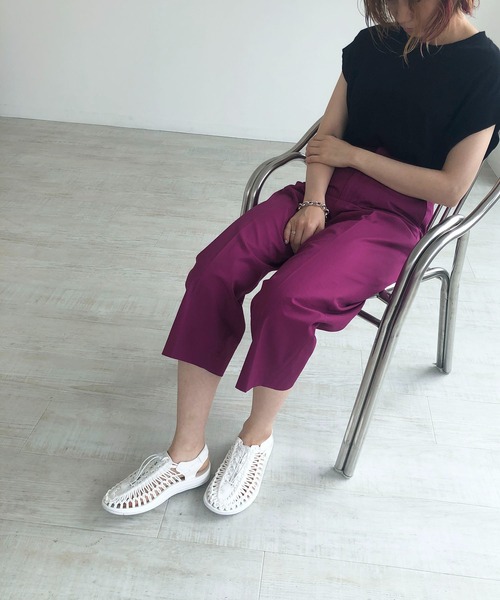 210nouve（トゥージュヌーブ）の「コードストラップデザインスピンドルサンダル（サンダル・レディース・カーキ/ブラック/ホワイト/ベージュ・38/39/37/36）」の12枚目の写真