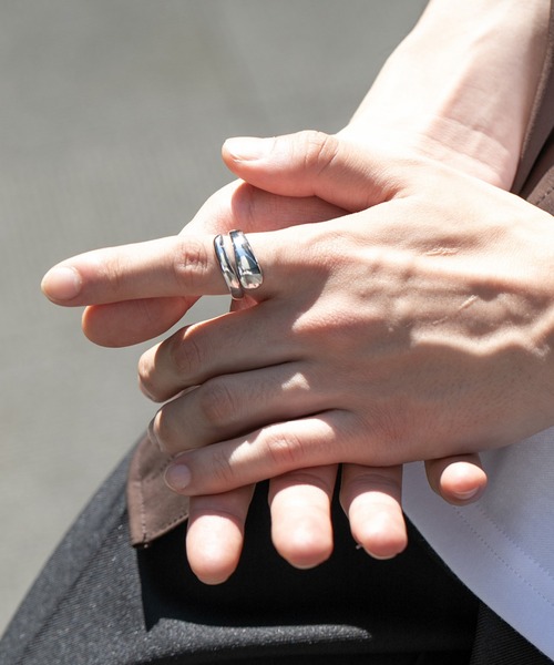 RAGEBLUE（レイジブルー）の「デザインリング/953367（リング・メンズ・ホワイト/オフホワイト/その他1/その他4/その他5/その他6/その他8/ブラック系その他/グレー系その他/ブラック/その他7・FREE）」の9枚目の写真