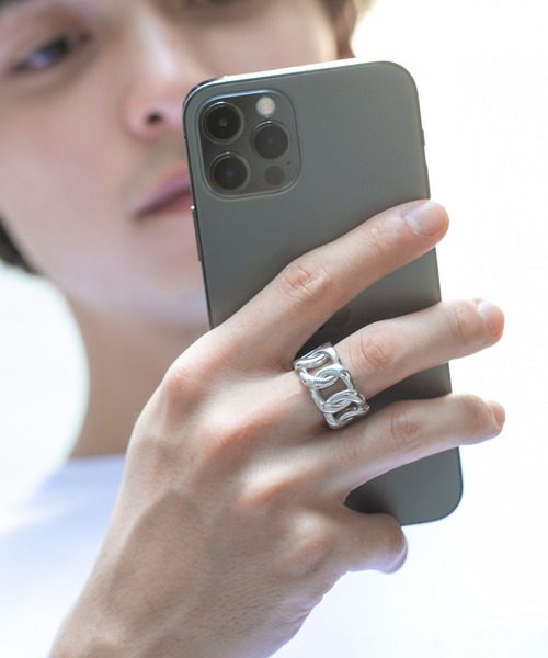 RAGEBLUE（レイジブルー）の「デザインリング/953367（リング・メンズ・ホワイト/オフホワイト/その他1/その他4/その他5/その他6/その他8/ブラック系その他/グレー系その他/ブラック/その他7・FREE）」の2枚目の写真