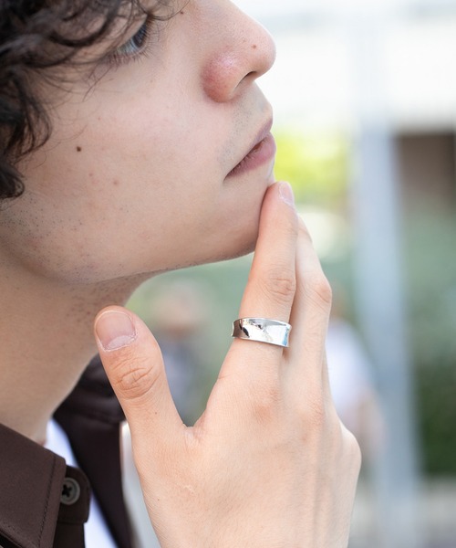 RAGEBLUE（レイジブルー）の「デザインリング/953367（リング・メンズ・ホワイト/オフホワイト/その他1/その他4/その他5/その他6/その他8/ブラック系その他/グレー系その他/ブラック/その他7・FREE）」の3枚目の写真