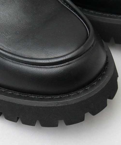 glabella（グラベラ）の「厚底 タンクソール ビットローファー / フェイクレザー スリッポン（ローファー・メンズ・ブラック・S/M/L）」の17枚目の写真