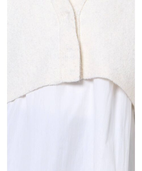 ELENDEEK（エレンディーク）の「ビックカラーショートニットセットブラウス（ニット/セーター・レディース・ブラック/オフホワイト・FREE）」の13枚目の写真