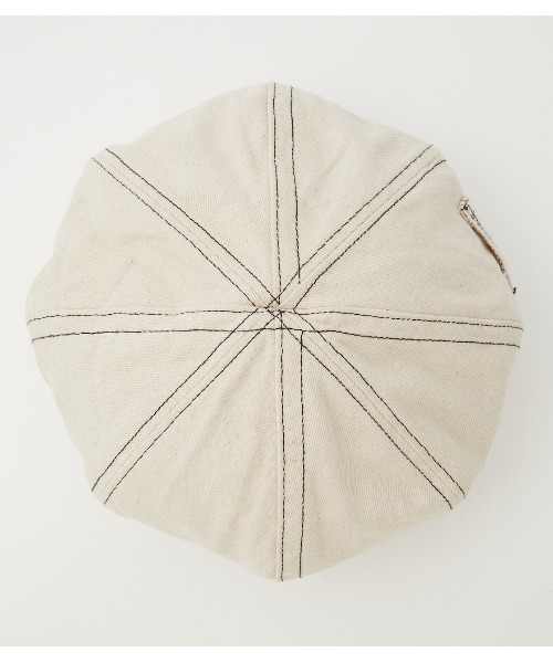 RODEO CROWNS WIDE BOWL(ロデオクラウンズワイドボウル)の「ペインターベレー(ハンチング/ベレー帽・レディース・ブラック/オフホワイト/ブルー・FREE)」の7枚目の写真