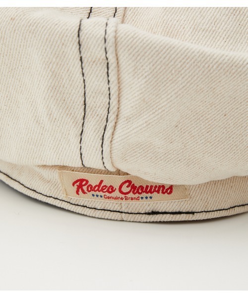 RODEO CROWNS WIDE BOWL(ロデオクラウンズワイドボウル)の「ペインターベレー(ハンチング/ベレー帽・レディース・ブラック/オフホワイト/ブルー・FREE)」の9枚目の写真