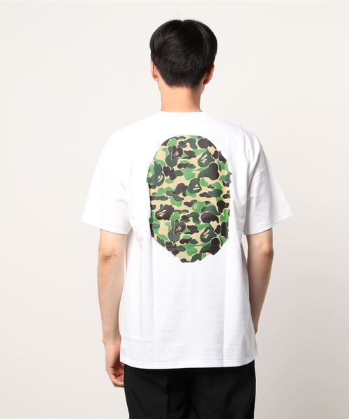 A BATHING APE（アベイシングエイプ）の「ABC CAMO BIG APE HEAD TEE M（Tシャツ/カットソー・メンズ・ブラック×ブルー/ブラック×グリーン/ホワイト×ピンク/ブラック×ピンク/ホワイト×ネイビー/ホワイト×グリーン・MEDIUM/X-LARGE/XXX-LARGE/LARGE/XX-LARGE/SMALL）」の9枚目の写真
