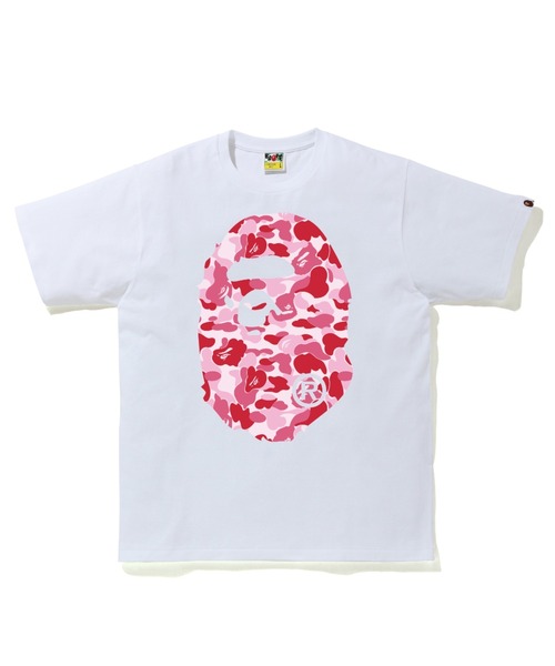 A BATHING APE（アベイシングエイプ）の「ABC CAMO BIG APE HEAD TEE M（Tシャツ/カットソー・メンズ・ブラック×ブルー/ブラック×グリーン/ホワイト×ピンク/ブラック×ピンク/ホワイト×ネイビー/ホワイト×グリーン・MEDIUM/X-LARGE/XXX-LARGE/LARGE/XX-LARGE/SMALL）」の3枚目の写真