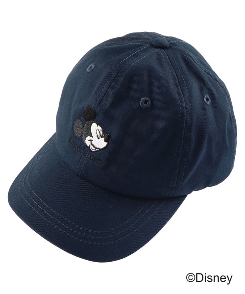 Disney（ディズニー）の「【ミッキー＆ミニーマウス】刺繍キャップ（キャップ・キッズ・ベージュ/ネイビー/ピンク/カーキオリーブ・M/L/S）」の3枚目の写真