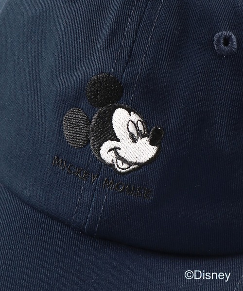 Disney（ディズニー）の「【ミッキー＆ミニーマウス】刺繍キャップ（キャップ・キッズ・ベージュ/ネイビー/ピンク/カーキオリーブ・M/L/S）」の5枚目の写真