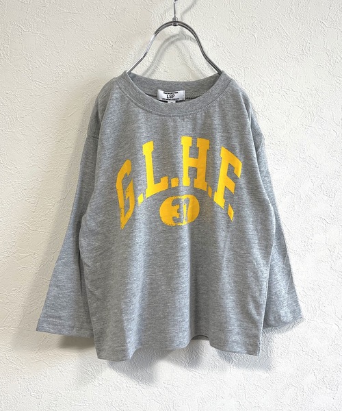 Life Support Products(ライフサポートプロダクツ)の「プリントロンT (L-6699/80~150cm)(Tシャツ/カットソー・キッズ・チャコール/杢グレー/ブルー/ブラウン/ブラック/アイボリー/オフホワイト・110/120/130/140/150/80/90/95/100)」の4枚目の写真