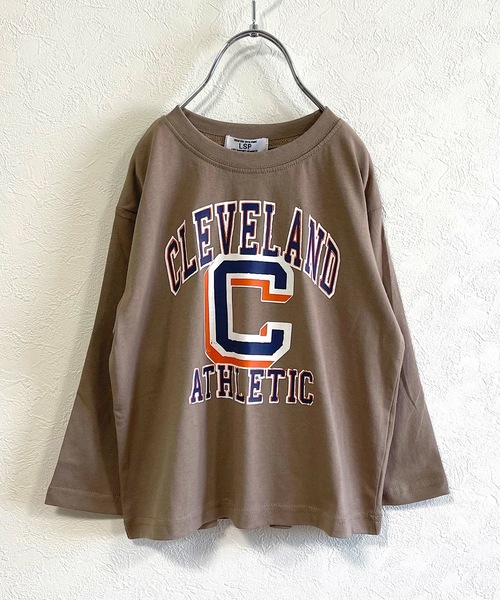 Life Support Products(ライフサポートプロダクツ)の「プリントロンT (L-6699/80~150cm)(Tシャツ/カットソー・キッズ・チャコール/杢グレー/ブルー/ブラウン/ブラック/アイボリー/オフホワイト・110/120/130/140/150/80/90/95/100)」の6枚目の写真