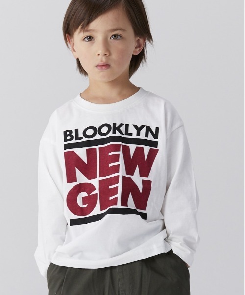 Life Support Products(ライフサポートプロダクツ)の「プリントロンT (L-6699/80~150cm)(Tシャツ/カットソー・キッズ・チャコール/杢グレー/ブルー/ブラウン/ブラック/アイボリー/オフホワイト・110/120/130/140/150/80/90/95/100)」の2枚目の写真