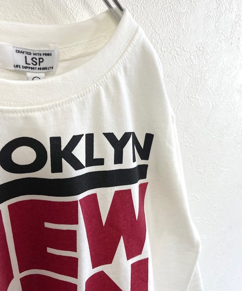 Life Support Products(ライフサポートプロダクツ)の「プリントロンT (L-6699/80~150cm)(Tシャツ/カットソー・キッズ・チャコール/杢グレー/ブルー/ブラウン/ブラック/アイボリー/オフホワイト・110/120/130/140/150/80/90/95/100)」の11枚目の写真