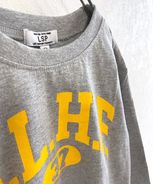 Life Support Products(ライフサポートプロダクツ)の「プリントロンT (L-6699/80~150cm)(Tシャツ/カットソー・キッズ・チャコール/杢グレー/ブルー/ブラウン/ブラック/アイボリー/オフホワイト・110/120/130/140/150/80/90/95/100)」の17枚目の写真