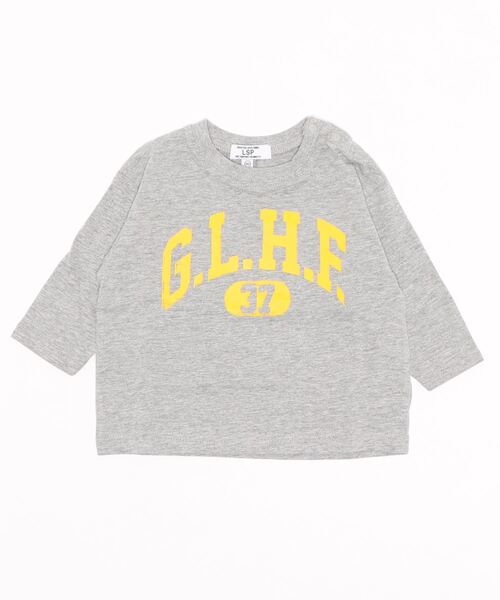 Life Support Products(ライフサポートプロダクツ)の「プリントロンT (L-6699/80~150cm)(Tシャツ/カットソー・キッズ・チャコール/杢グレー/ブルー/ブラウン/ブラック/アイボリー/オフホワイト・110/120/130/140/150/80/90/95/100)」の14枚目の写真