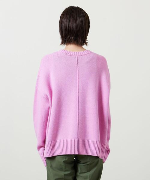 ニット セーター デザインスリットクルーネックニット レディース UNITED ARROWS（ユナイテッドアローズ）の「UWSC スリット