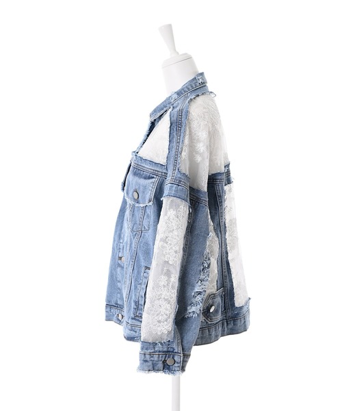 Narcissus（ナルシス）の「【Narcissus】シースルーデニムジャケット